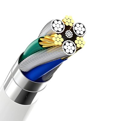 8. Ładowarka sieciowa Dudao A4EU USB-A 2.1A - biała + kabel USB-A - USB-C