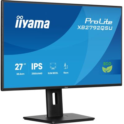 5. iiyama ProLite XB2792QSU-B1 monitor komputerowy 68,6 cm (27") 2560 x 1440 px Quad HD LED Czarny