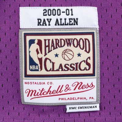 3. Koszulka Mitchell & Ness Swingman Jersey NBA Milwaukee Bucks Ray Allen - SMJYAC18014-MBUPURP00RAL
