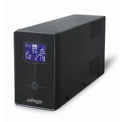 5. ENERGENIE ZASILACZ AWARYJNY UPS AVR 2000VA LCD, 3X C13, 2X SCHUKO, USB, RJ45