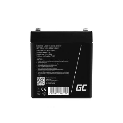 2. GREEN CELL AKUMULATOR ŻELOWY AGM45 12V 5.3AH