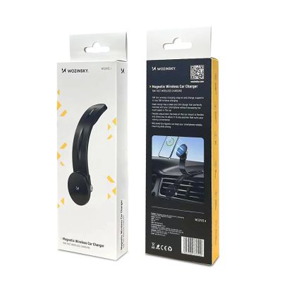 3. Uchwyt samochodowy Wozinsky WCZ2Y2S magnetyczny z ładowarką indukcyjną 15W MagSafe do samochodu na kokpit - czarny