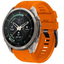 Pasek Tech-Protect Silicone na Garmin Fenix 5 / 6 / 6 Pro / 7 / 8 / 8 Pro / E / 9 / 9 Pro (47 mm) - pomarańczowy