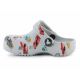 9. Klapki Crocs Classic Race Cars Graphic Jr 210992-1NN