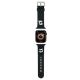 Pasek Karl Lagerfeld 3D Rubber Karl&Choupette Heads na Apple Watch 42/44/45/49mm - czarny