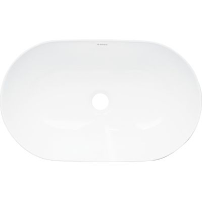 2. Umywalka ceramiczna nablatowa Deante PEONIA CDE_6U5S Biała