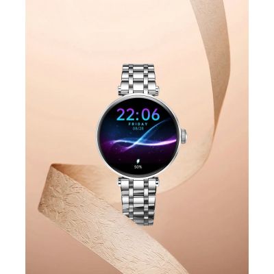 5. Smartwatch Gravity Srebrno Czarny 2 Paski GT26-9