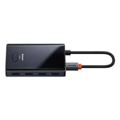 8. Hub USB-C Baseus PioneerJoy 4xUSB-A 3.0 - szary