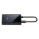 8. Hub USB-C Baseus PioneerJoy 4xUSB-A 3.0 - szary