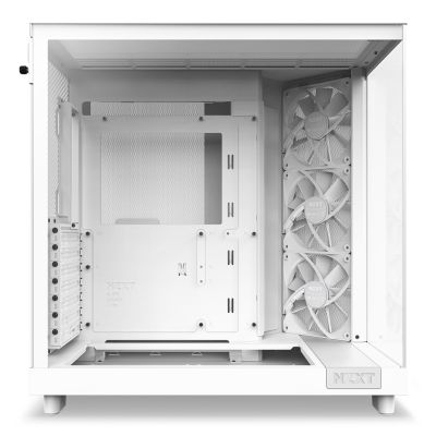 9. NZXT OBUDOWA KOMPUTEROWA NZXT OBUDOWA H6 FLOW MIDI TOWER Z OKNEM BIAŁA