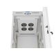3. LANBERG SZAFA INSTALACYJNA RACK STOJĄCA 19" 32U 600X800 SZARA DRZWI PRZESZKLONE LCD (FLAT PACK) V2