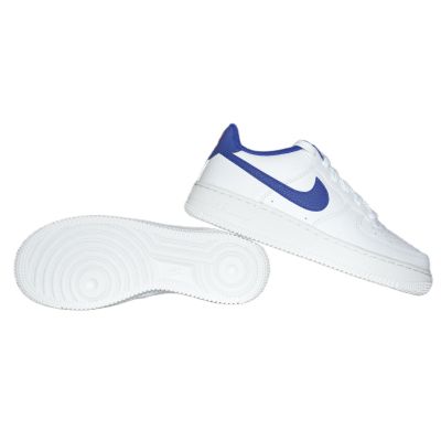 11. Buty damskie Nike Air Force 1 White/Deep royal blue - CT3839-101