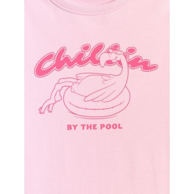6. T-shirt bawełniany dziewczęcy 4F 4FJRSS26TTSHF3912-56S
