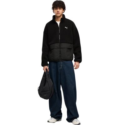 6. Kurtka męska Puma Hybrid Re: Fibre Sherpa czarna 694562 01