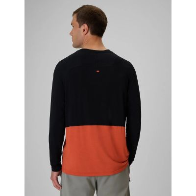 2. Longsleeve trekkingowy regular męski 4F 4FRSS26TFLOM658-20S