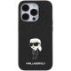 3. Etui Karl Lagerfeld Glitter Ikonik Logo Metal Logo na iPhone 15 Pro Max - czarne