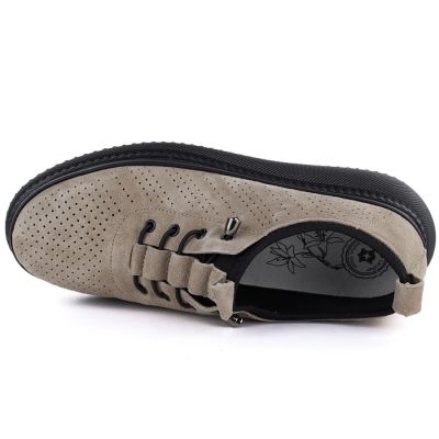 4. Skórzane półbuty ażurowe na platformie fango Jezzi 26PB18-135