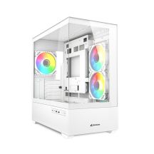 Etui do komputera Sharkoon MK6 RGB Micro-ATX 1xGlass białe
