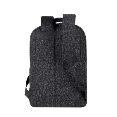 5. Plecak na laptop 15,6", RIVACASE Anvik, 15L, czarny, z materiału wodoodpornego, kieszenie na tablet 10,5", smartfon, dokumenty, akcesoria, butelkę