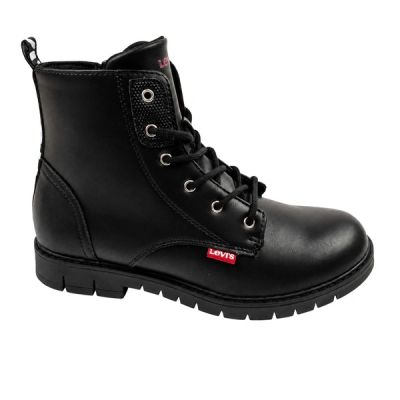 Levi's buty trzewiki dziewczęce Pasadene SE za kostkę czarne na zamek
