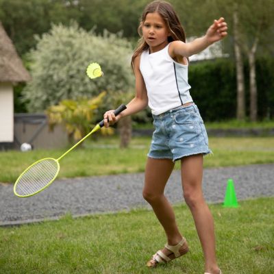 22. VIRTUFIT ZESTAW 2-W-1 PRZENOŚNY ZESTAW DO BADMINTONA I TENISA - W ZESTAWIE WALIZKA I RAKIETKI