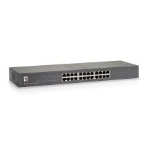 LevelOne GSW-2457 łącza sieciowe Nie zarządzany Gigabit Ethernet (10/100/1000) Czarny