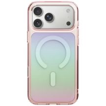 Etui UNIQ Coehl Estelle Magnetic Charging na iPhone 18 Pro / 17 Pro - różowe