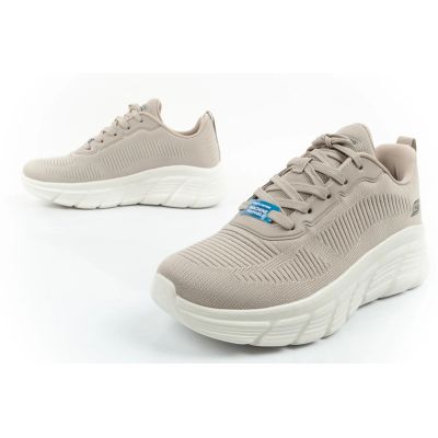 8. Skechers buty sportowe sneakersy damskie Bobs B Flex modne beżowe