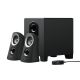 3. Zestaw głośników komputerowe Logitech 980-000413 (2.1; kolor czarny)