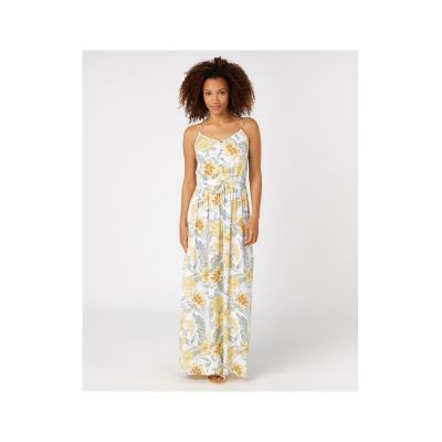 Sukienka RIP CURL Always Summer Long Dress biały