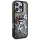 4. Etui Karl Lagerfeld Liquid Glitter Choupette Logo na iPhone 16 Pro - czarne