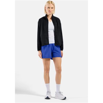 4. Spodenki damskie ODLO Short ESSENTIAL 4 INCH niebieskie