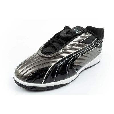 3. Puma buty sportowe sneakersy dziecięce V-S2 Goalgetter modne srebrne