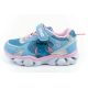 2. Leomil buty sportowe dziecięce sneakersy Stitch lekkie na rzep LED niebieskie