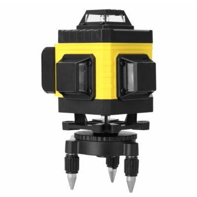 4. Extralink | Zestaw poziomica laserowa krzyżowa płaszczyznowa laser 4D ze statywem