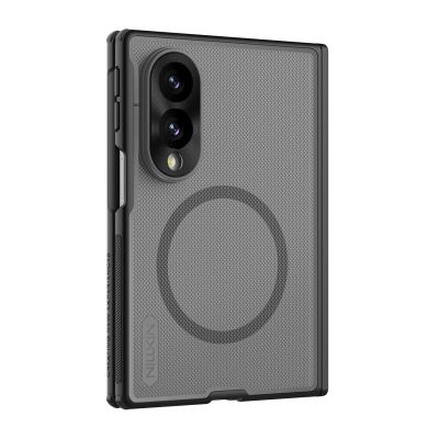 3. Etui Nillkin Super Frosted Shield Fold Magnetic Case na Samsung Galaxy Z Fold 8 kompatybilne z MagSafe - półprzezroczyste