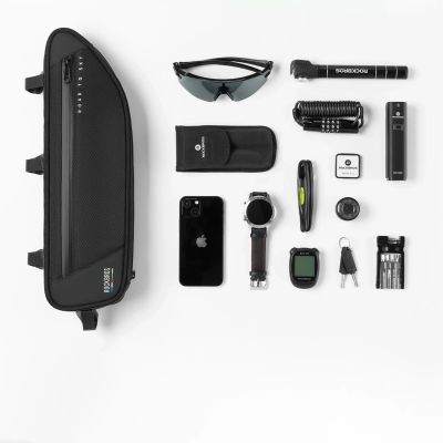 4. Torba pod ramę 2L Rockbros TL003 ROAD TO SKY wodoodporna – czarna