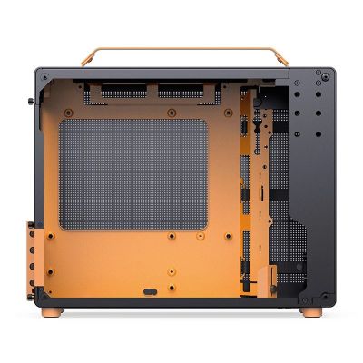 8. Obudowa komputerowa JONSPLUS MATX Handle Case Z20 - Black-Orange