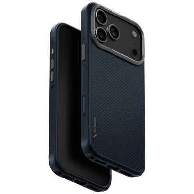 Etui UNIQ Keva na iPhone 17 Pro Max Magclick Charging - niebieskie