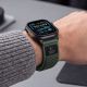 7. Pasek Tech-Protect Nylon Elite na Apple Watch 44 / 45 / 46 / 49 mm - zielono-pomarańczowy