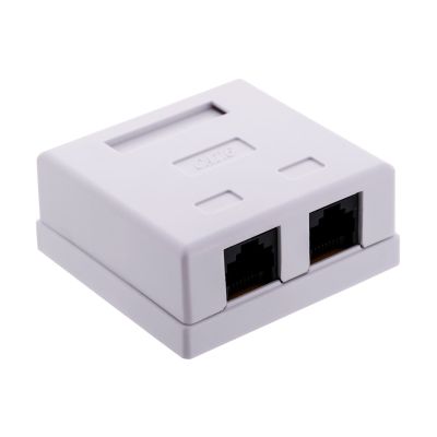 ALANTEC Gniazdo natynkowe UTP kat.6 2xRJ45