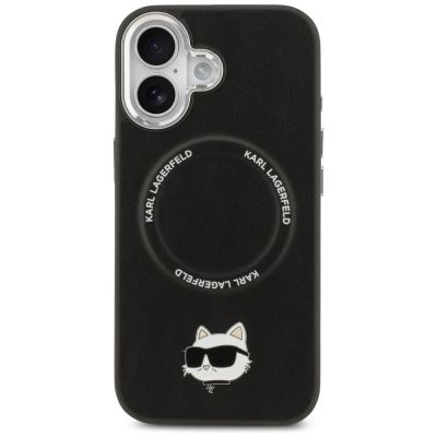 3. Etui Karl Lagerfeld Choupette Pin MagSafe do iPhone 17 - czarne
