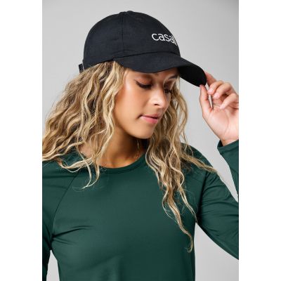2. Czapka z daszkiem CASALL Casual Logo Cap kolor czarny
