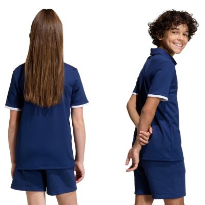 11. Koszulka dla dzieci adidas Entrada 26 Polo granatowa JZ6627