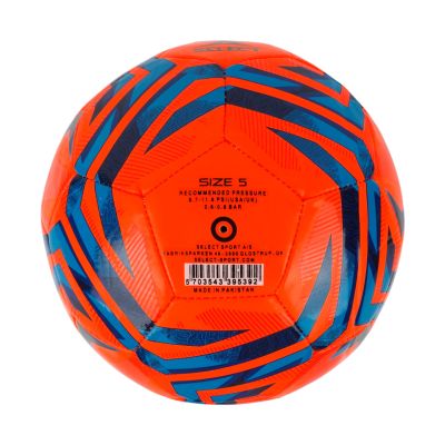 2. Piłka nożna Select Classic v25 pomarańczowo-niebieska 160074