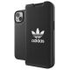 8. Etui Adidas OR Booklet Case BASIC na iPhone 14 - czarno-białe