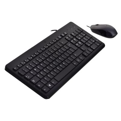 4. Zestaw klawiatura + mysz HP 150 Wired Mouse and Keyboard przewodowe czarne 240J7AA