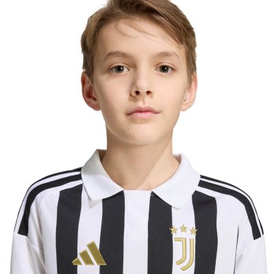 8. Koszulka dla dzieci adidas Juventus 26/27 biało-czarna KB8836