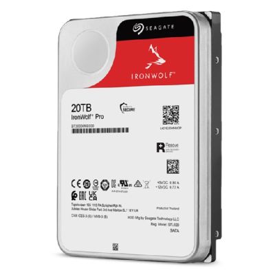5. Dysk HDD Seagate IronWolf Pro (20 TB; 256MB; 3.5"; SATA)