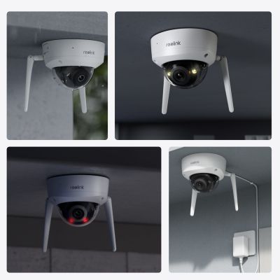 2. Reolink | Kamera wandaloodporna 4K Ultra HD IK10 | W437 | Kopuła | 8 MP | 2,7-13,5 mm | Stopień ochrony IP67 | H.265 | Micro SD, maks. 256 GB